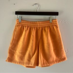 Orange Sweat shorts size M